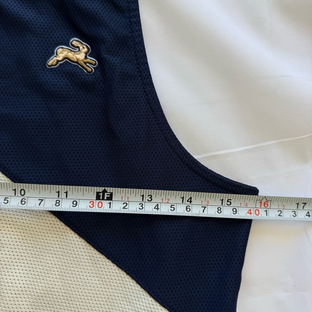 TRACKSMITH Van Cortlandt Race Day Singlet Navy White Women's Small Running Tank - Picture 9 of 13